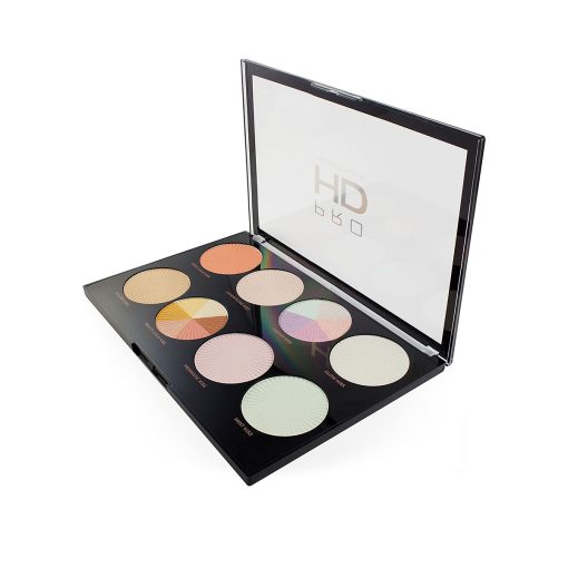 Makeup Revolution Pro HD Highlighter Palette Glow Getter - Image 2