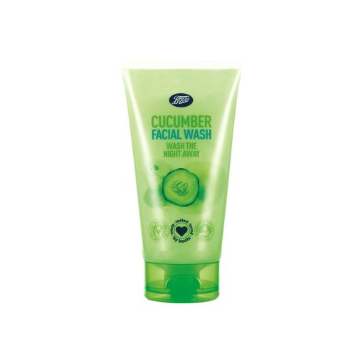 Boots Cucumber Facial Wash (Wash the Night Away) 150ml - Image 1