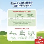 Cow & Gate 3 Toddler Milk Powder Formula (1-2 Years) 800g - Image 3