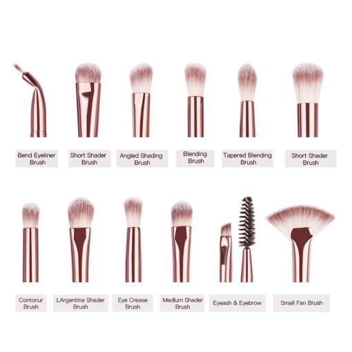 Maange Makeup Brush Set (12 Brushes) - Image 3