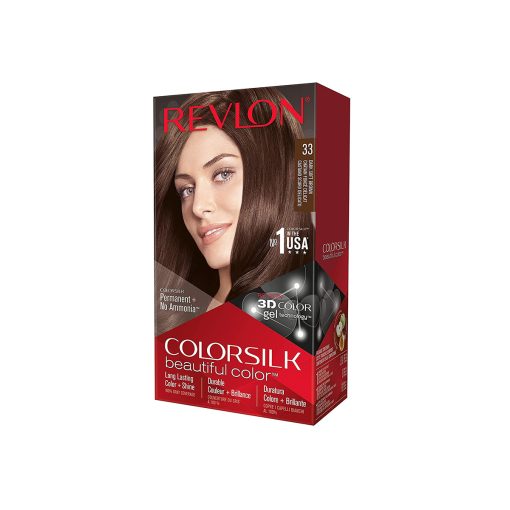 Revlon ColorSilk Beautiful Color (33 Dark Soft Brown) - Image 1