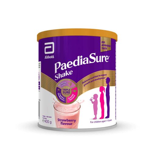 PaediaSure Shake Nutritional Supplement for Kids (Strawberry Flavour) 400g - Image 1