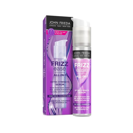 John Frieda Frizz Ease All-in-1 Extra Strength Serum (Thick, Coarse Hair) 50ml - Image 1