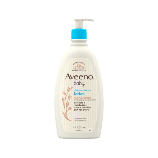 Aveeno Baby Daily Moisture Lotion with Natural Oatmeal 532ml - Image 1