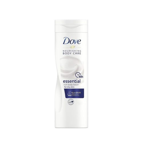 Dove Nourishing Body Care Essential Rich Body Lotion (Dry Skin) 400ml - Image 1