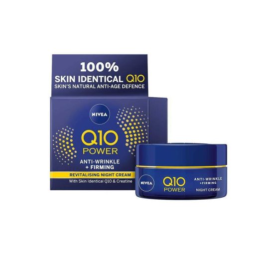 Nivea Q10 Power Anti Wrinkle+ Firming Revitalizing Night Cream 50ml - Image 1
