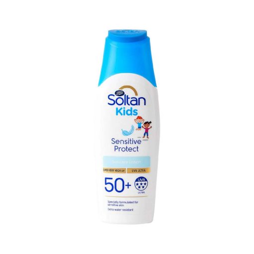 Boots Soltan Kids Sensitive Protect Suncare Lotion (SPF50+) 200ml - Image 1