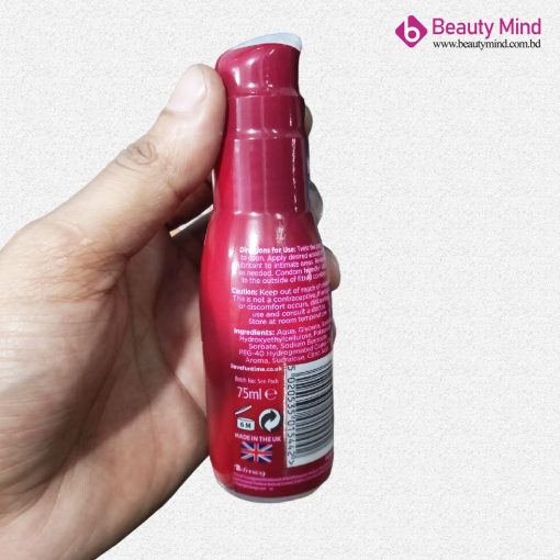 Play Time Strawberry Flavoured Lube 75ml - Image 2