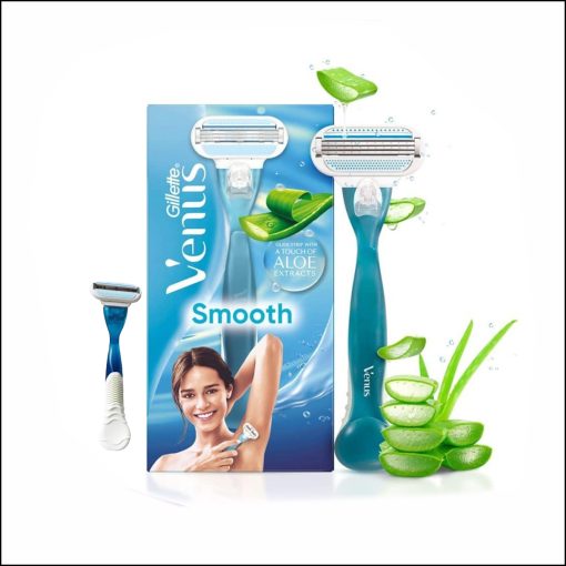 Gillette Venus extra smooth Razor only  for Women - Image 1