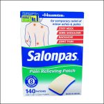 Salonpas Pain Relieving Patch, 8-Hour Pain Relief-140 Patches