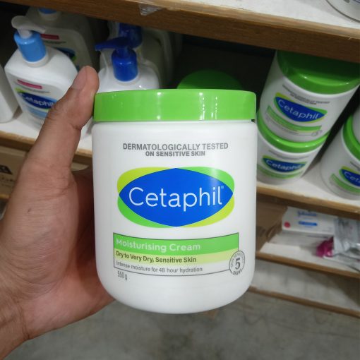 Cetaphil Moisturizing Cream For Very Dry to Dry , Sensitive Skin 550g - Image 2