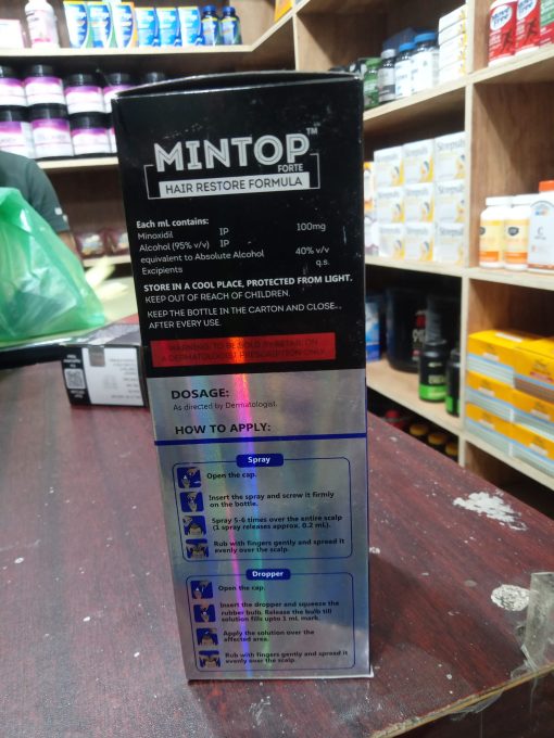 Mintop 10 Minoxidil 10%, For Hair Loss treatment 60 ml - Image 3