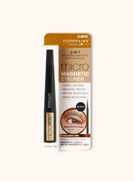 Absolute New York Micro Magnetic 2in1 Liquid Eyeliner -Black - Image 1