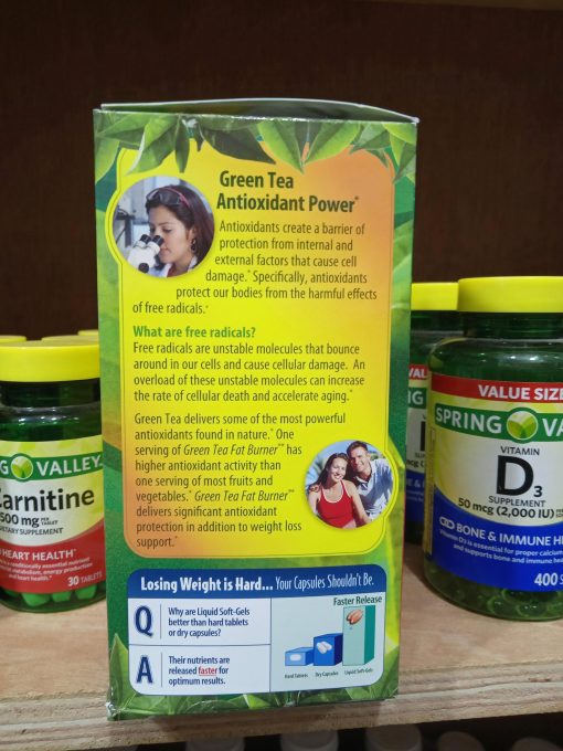 Applied Nutrition Green Tea Fat Burner -200 soft gel - Image 5