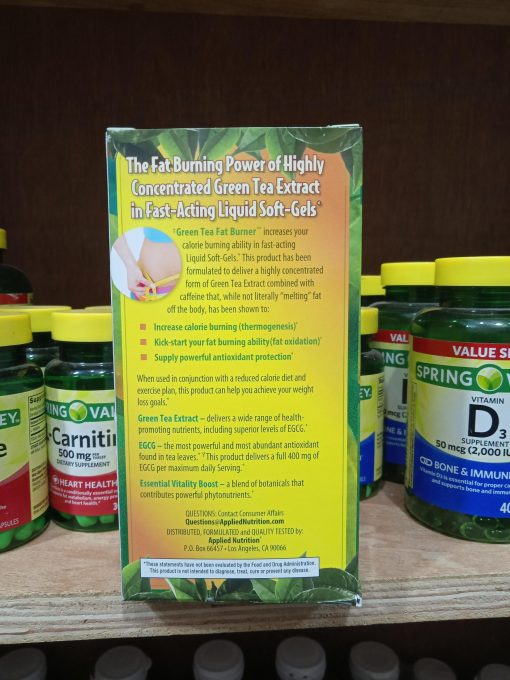 Applied Nutrition Green Tea Fat Burner -200 soft gel - Image 6
