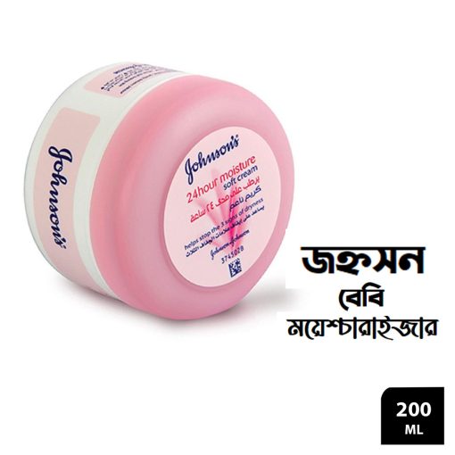 Johnson's 24Hour Moisture Soft Cream 200ml - Image 1