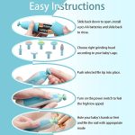 Baby Nail Trimmer with 6 Grinding Heads Safe for New Born - Image 6