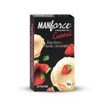 Manforce Cocktail Strawberry & Vanilla Flavoured Condoms -10 Pcs