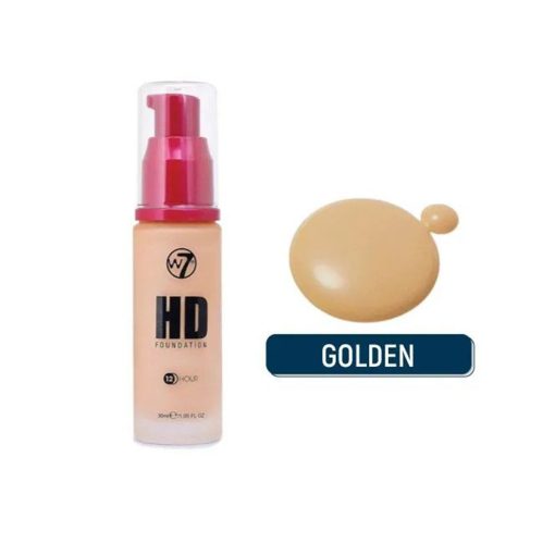 W7 HD Foundation Golden 30ml - Image 1