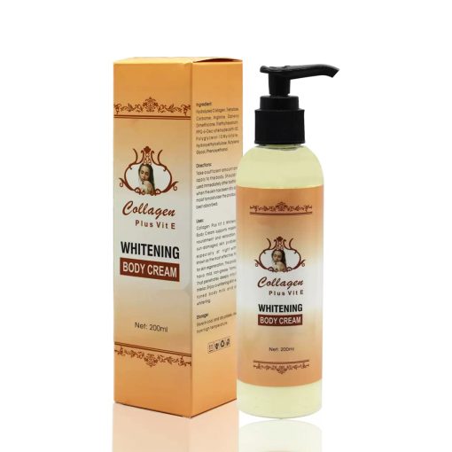 Collagen skin silky body lotion dry Moisturizing whitening Lotion improve rough dry skin deep nourishment 200ml - Image 1