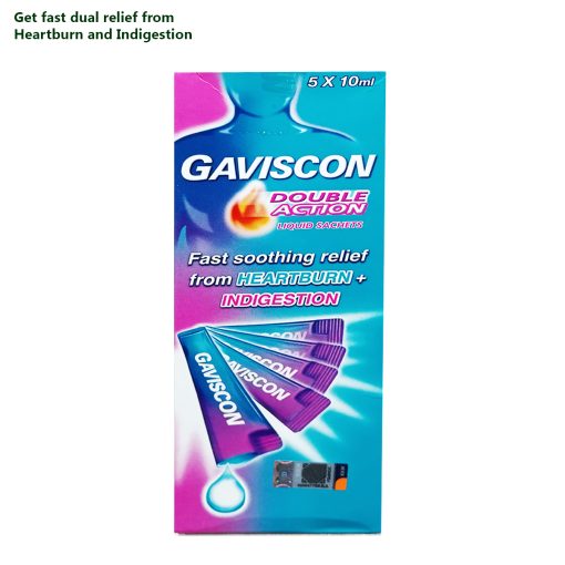 Gaviscon Double Action 50ml (get fast dual relief from heartburn and indigestion) - Image 1
