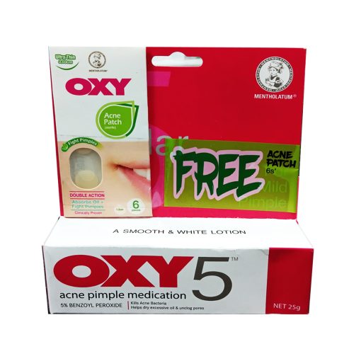 OXY 5 Regular Benzoyl Peroxide Acne Pimple Medication Mild 25g - Image 1