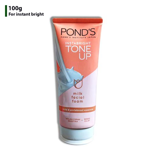 Ponds Instabright Tone Up Milk Facial Foam 100g - Image 1