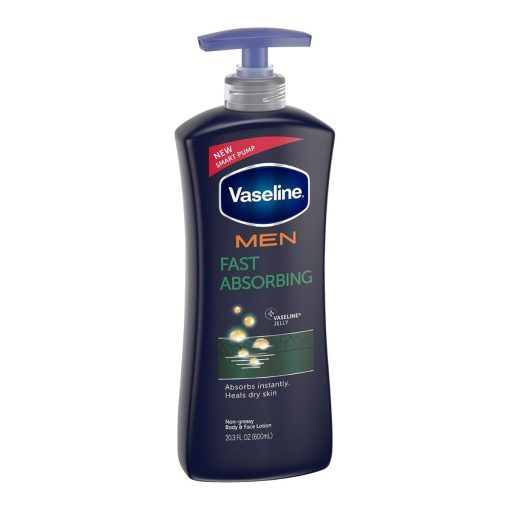 Vaseline Men Healing Moisture Body Lotion Fast Absorbing 600ml - Image 1