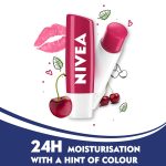 Nivea Cherry Shine Lip Balm 4.8g - Image 2