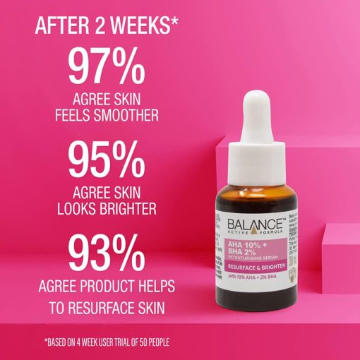 Balance AHA 10% + BHA 2% Retexturising Serum 30ml - Image 2