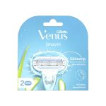 Gillette Venus Hair Removal Razor Blades (2 pieces) for Women – (Aloe Vera Glidestrip)