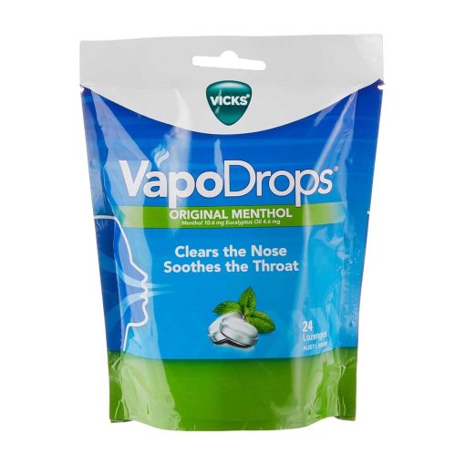 Vicks VapoDrops Original Menthol Lozenges 24 pcs - Image 1