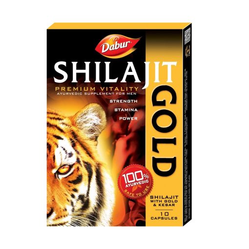 Dabur Shilajit Gold Premium Vitality supliment -12capsule - Image 1