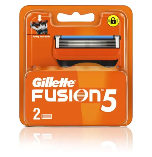 Gillette Fusion5 Manual Shaving Razor Blades – 2s Pack (Cartridge) - Image 1