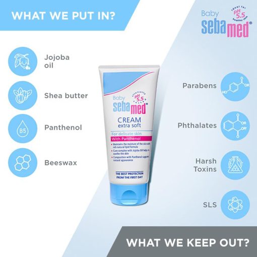 Sebamed Baby Extra Soft Cream 200ml - Image 3