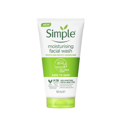 Simple Kind to Skin Moisturising Facial Wash 150ml - Image 1