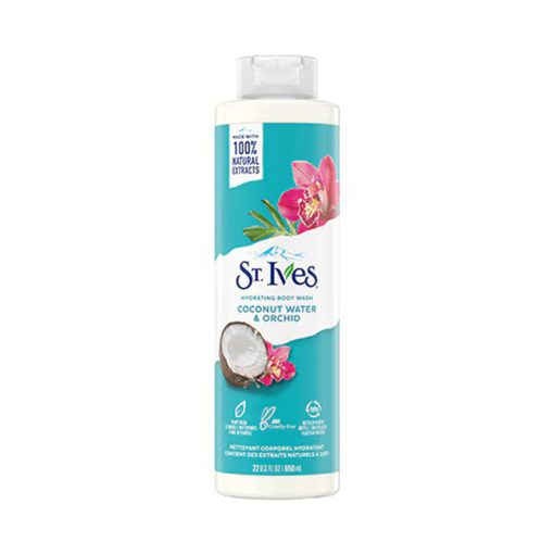 St. Ives Coconut Water & Orchid Hydrating Body Wash 650ml - Image 1