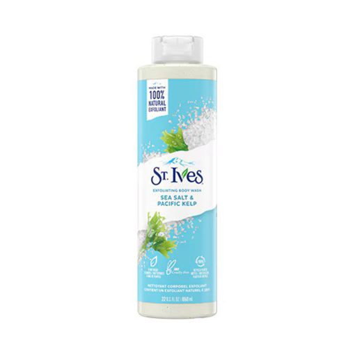 St. Ives Sea Salt & Pacific Kelp Exfoliating Body Wash 650ml - Image 1
