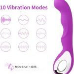 G-Spot Rechargeable multispeed Female Vibrating Dildo - Image 4