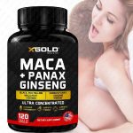 X Gold Health Maca+Panax Ginseng Ultra Concentrated 120 Capsules - Image 4