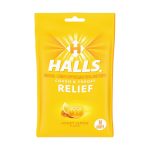 Halls Honey Lemon Relief Cough Drops 30 pcs