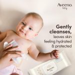 Aveeno Daily Care Baby Wipes for Dry and Sensitive Skin (72 Wipes) - Image 6