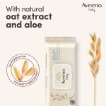 Aveeno Daily Care Baby Wipes for Dry and Sensitive Skin (72 Wipes) - Image 4