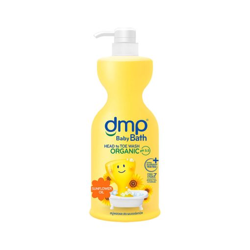 Dmp Baby Bath Organic Head to Toe Wash (Sunflower Oil) 480ml - Image 1
