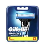Gillette Mach 3 Turbo Razor Blades XL Pack -8 Pack