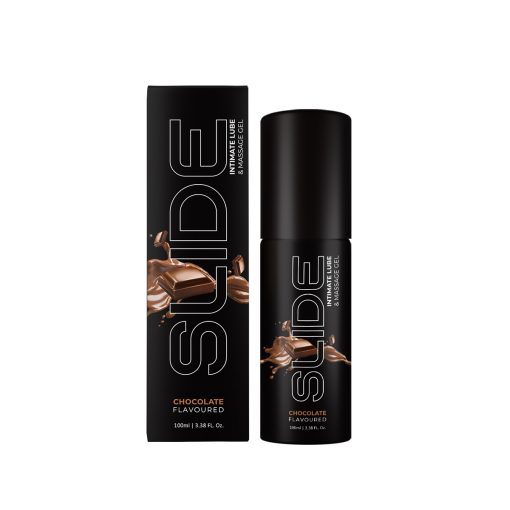 NottyBoy Slide Water Based Intimate Massage Lube Gel (Chocolate Flavored) 100ml - Image 1