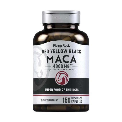 Piping Rock Maca Root Capsules 4800mg 150 Capsules - Image 2