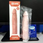 UMUSE Skin color pure silicone reuseable Dragon condom for men - Image 3