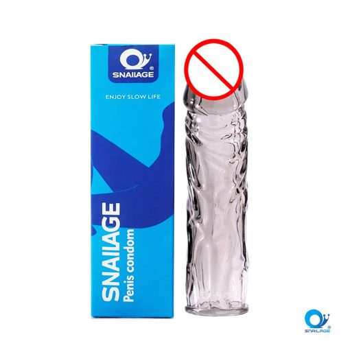 Snailage Penis Delay Ejaculation Reusable Realistic Dragon Condoms For Men - Image 2