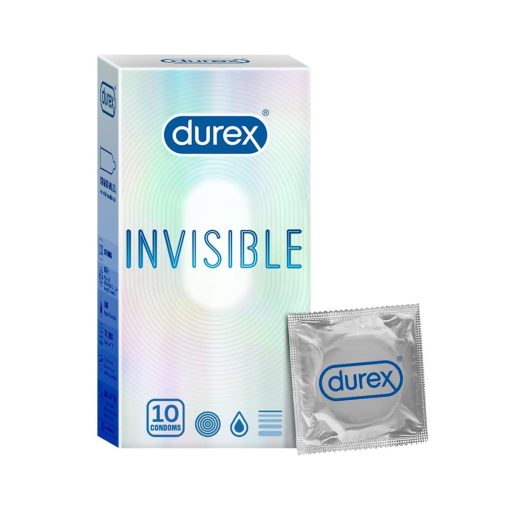 Durex Invisible Extra Thin Real Feel Condoms 10pcs - Image 1